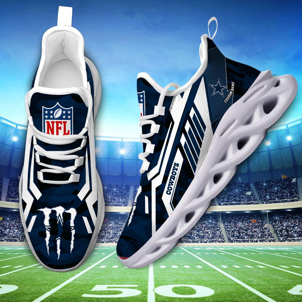 Ideafootwear Dallas Cowboys Max Soul Shoes Sneakers For Men And Women