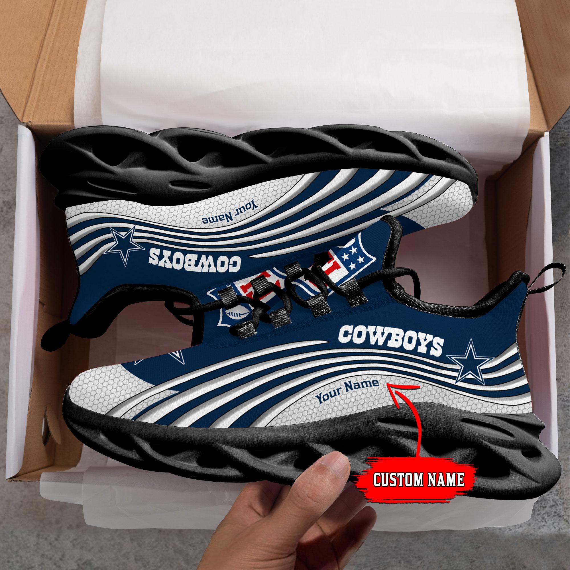 Ideafootwear Dallas Cowboys Max Soul Shoes Sneakers For Men And Women