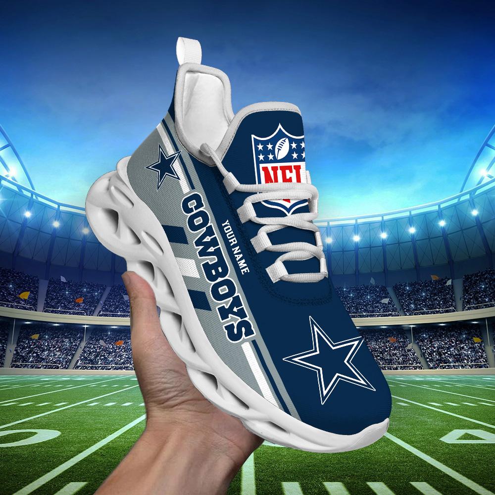 Ideafootwear Dallas Cowboys Max Soul Shoes Sneakers For Men And Women