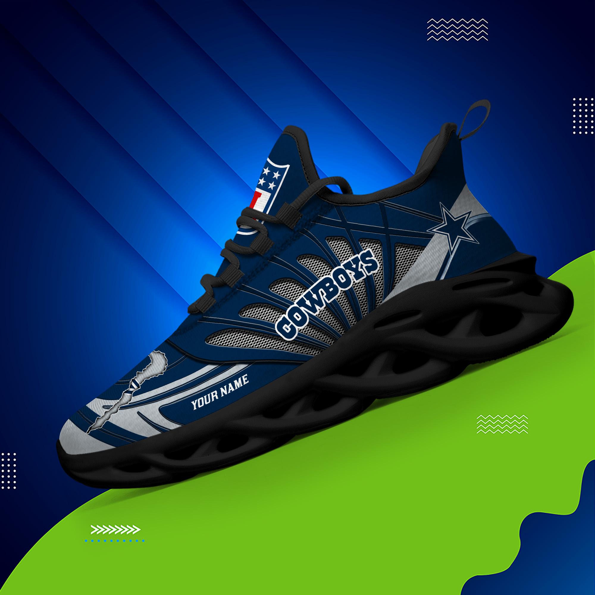Ideafootwear Dallas Cowboys Max Soul Shoes Sneakers For Men And Women