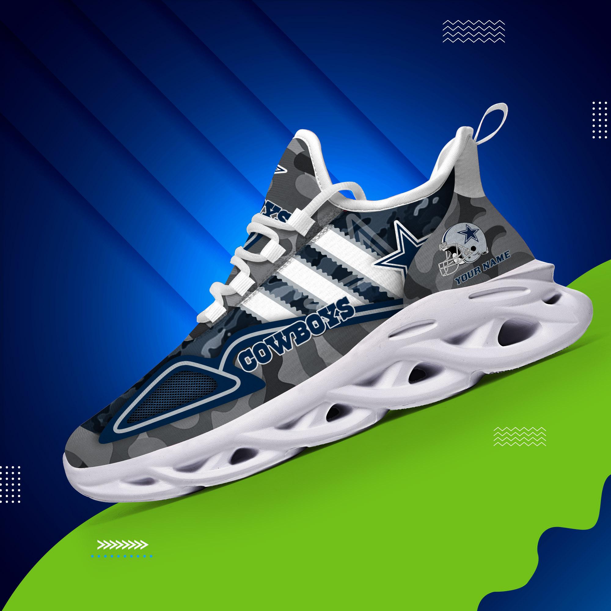 Ideafootwear Dallas Cowboys Max Soul Shoes Sneakers For Men And Women