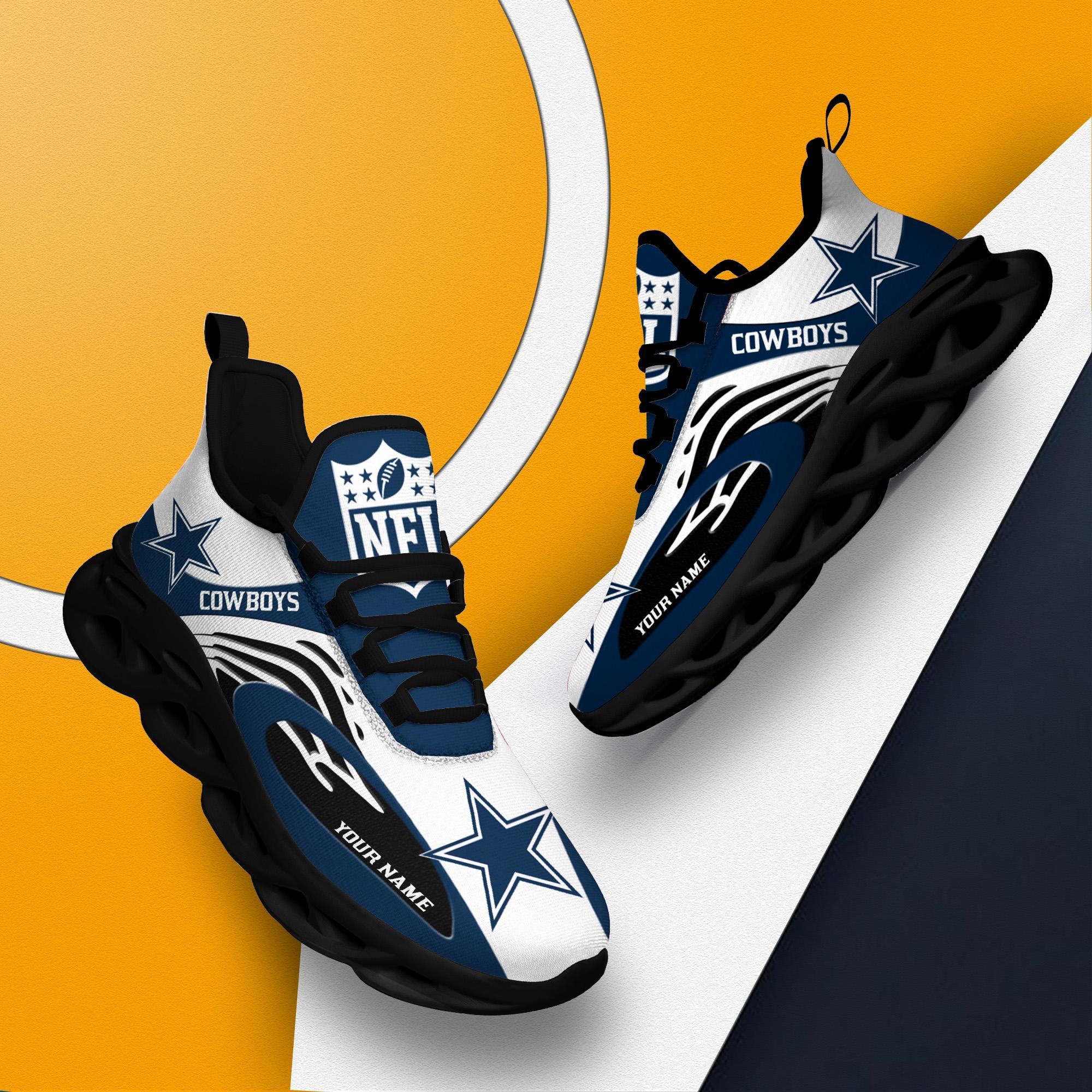 Ideafootwear Dallas Cowboys Max Soul Shoes Sneakers For Men And Women
