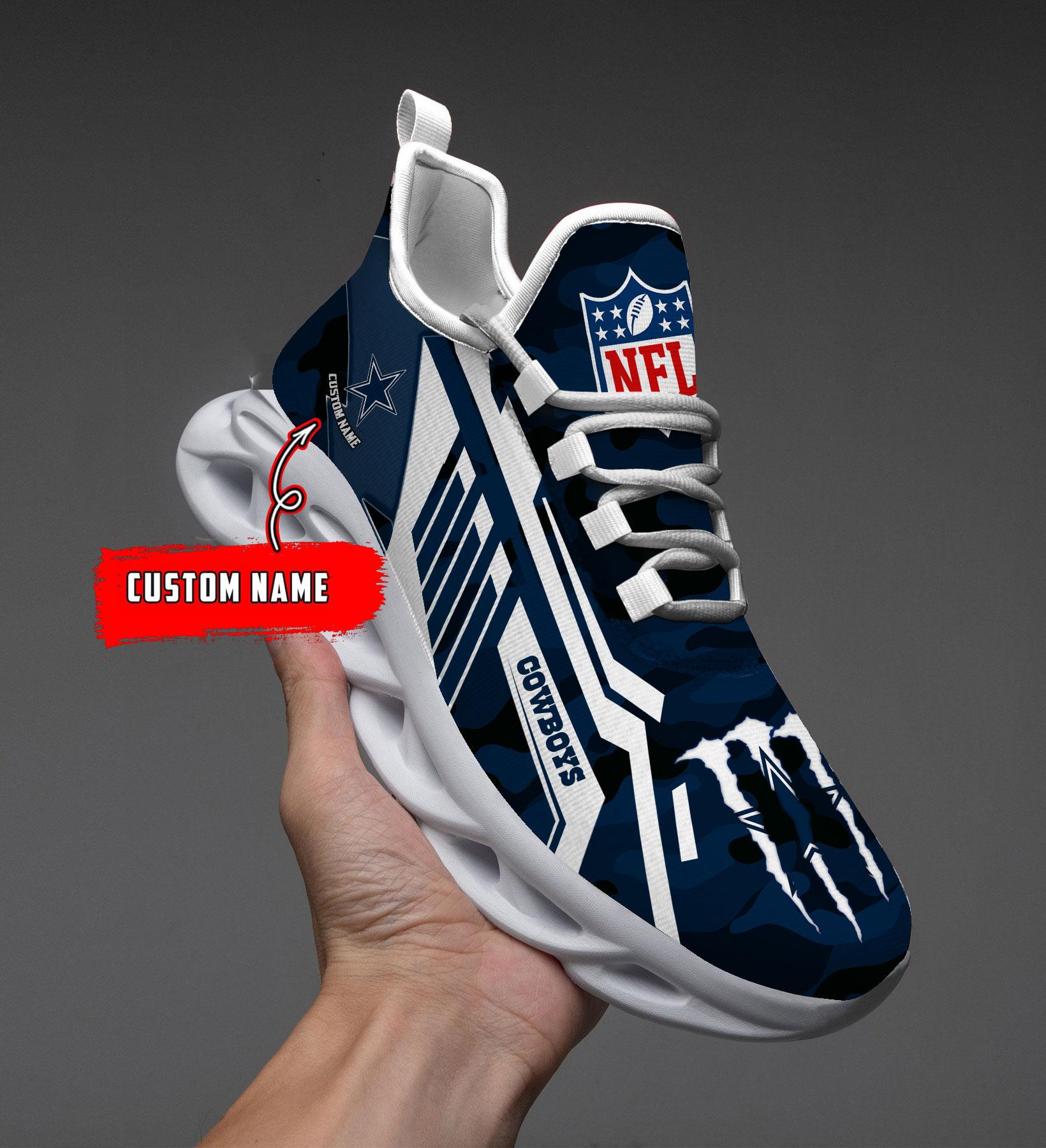 Ideafootwear Dallas Cowboys Max Soul Shoes Sneakers For Men And Women