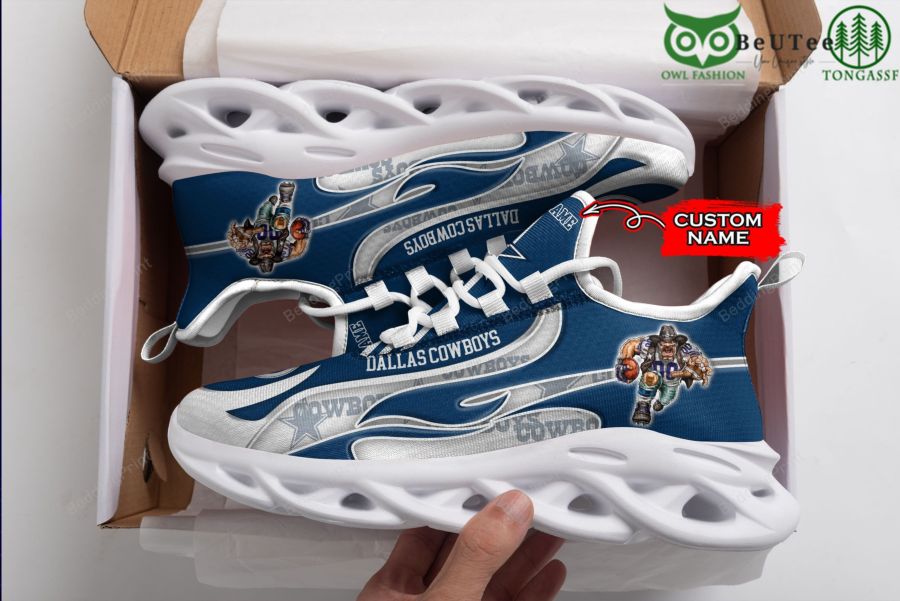 Ideafootwear Dallas Cowboys Max Soul Shoes Sneakers For Men And Women