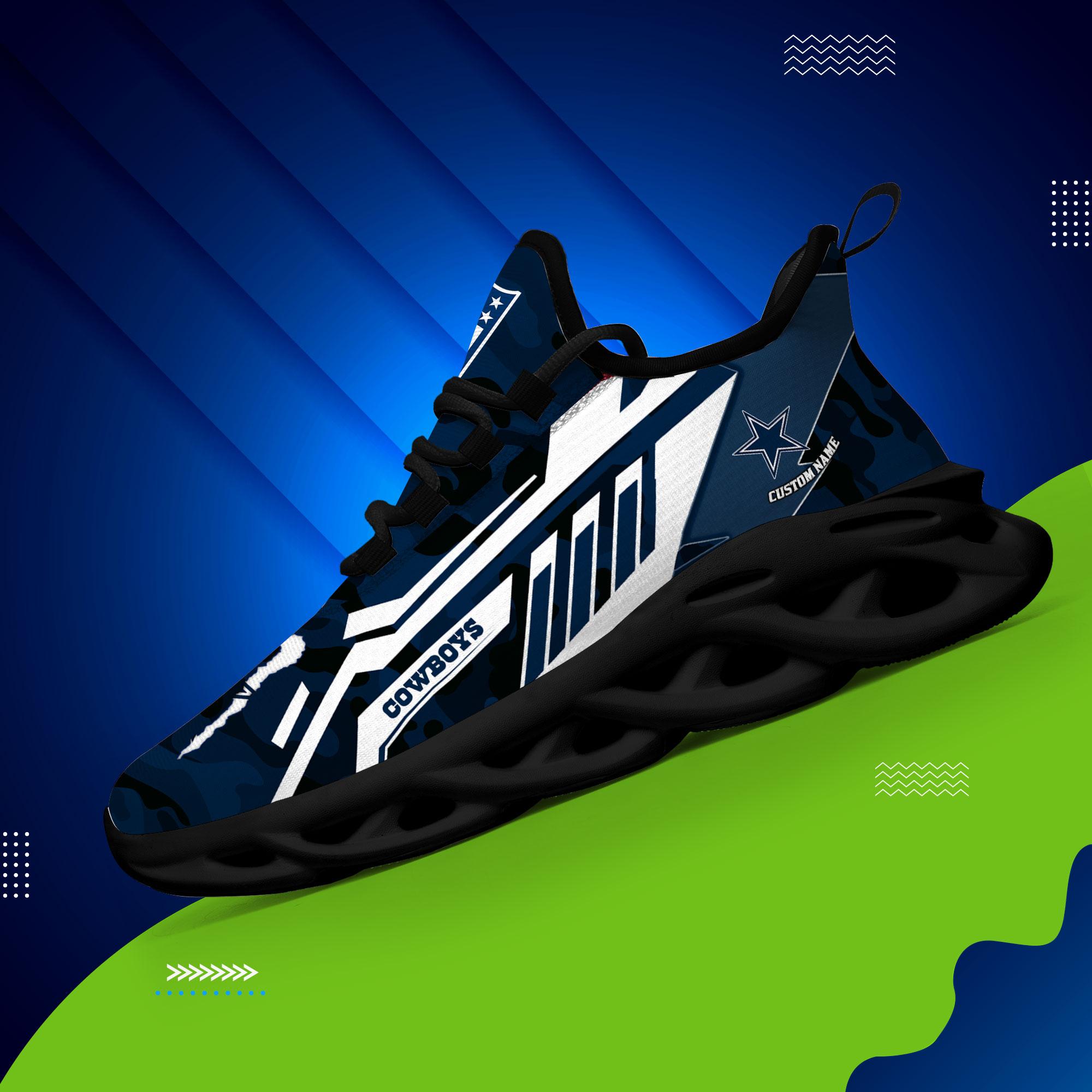 Ideafootwear Dallas Cowboys Max Soul Shoes Sneakers For Men And Women
