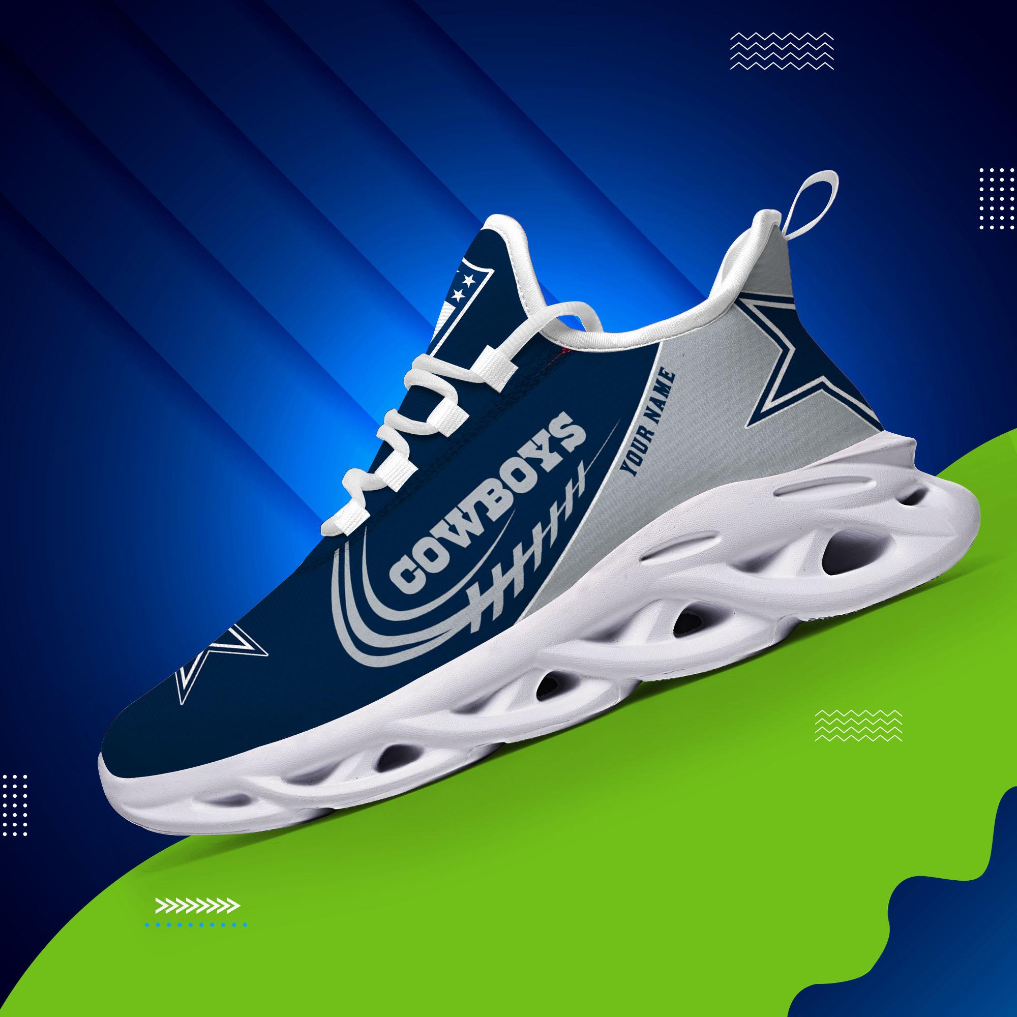 Ideafootwear Dallas Cowboys Max Soul Shoes Sneakers For Men And Women