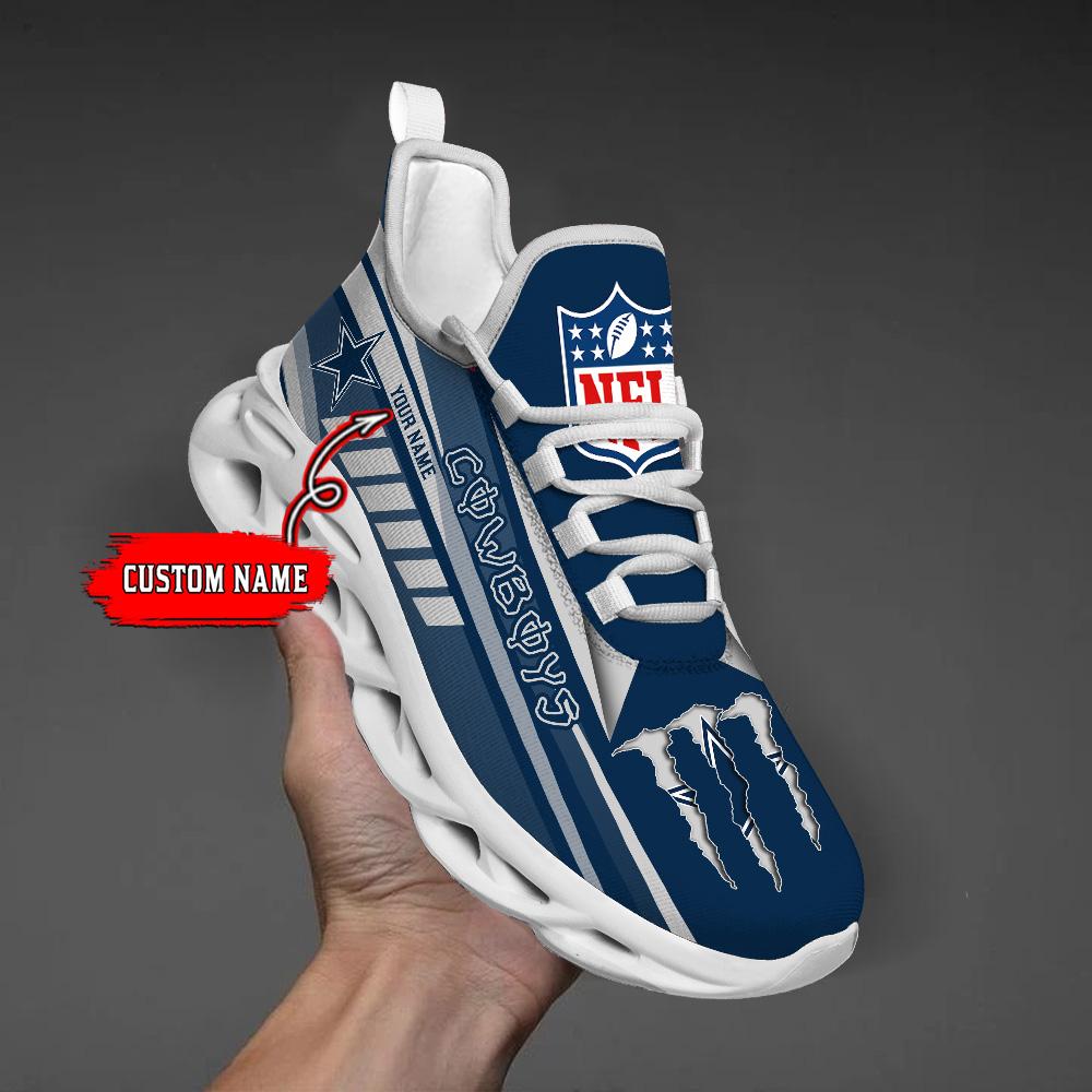 Ideafootwear Dallas Cowboys Max Soul Shoes Sneakers For Men And Women