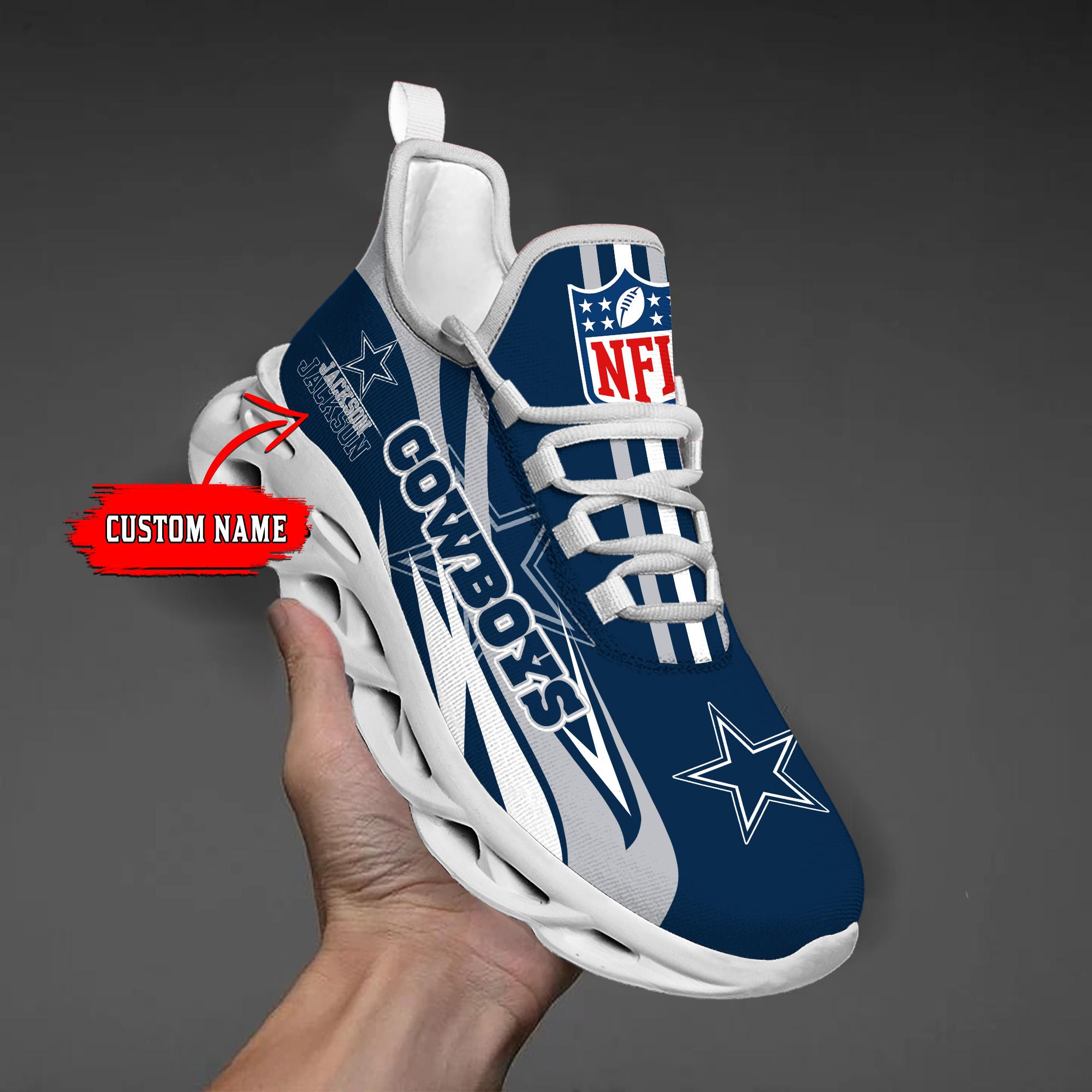 Ideafootwear Dallas Cowboys Max Soul Shoes Sneakers For Men And Women