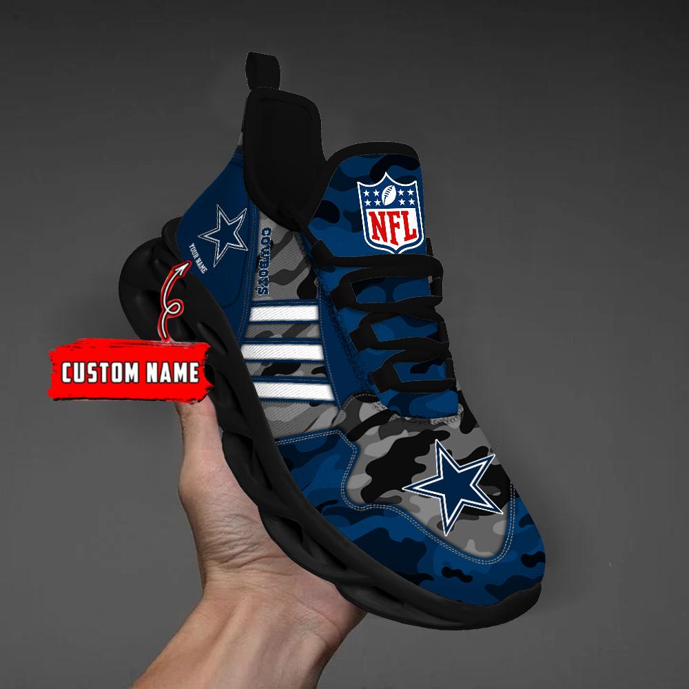 Ideafootwear Dallas Cowboys Max Soul Shoes Sneakers For Men And Women