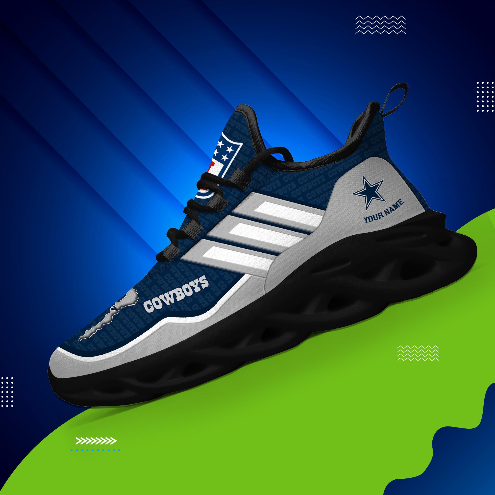 Ideafootwear Dallas Cowboys Max Soul Shoes Sneakers For Men And Women
