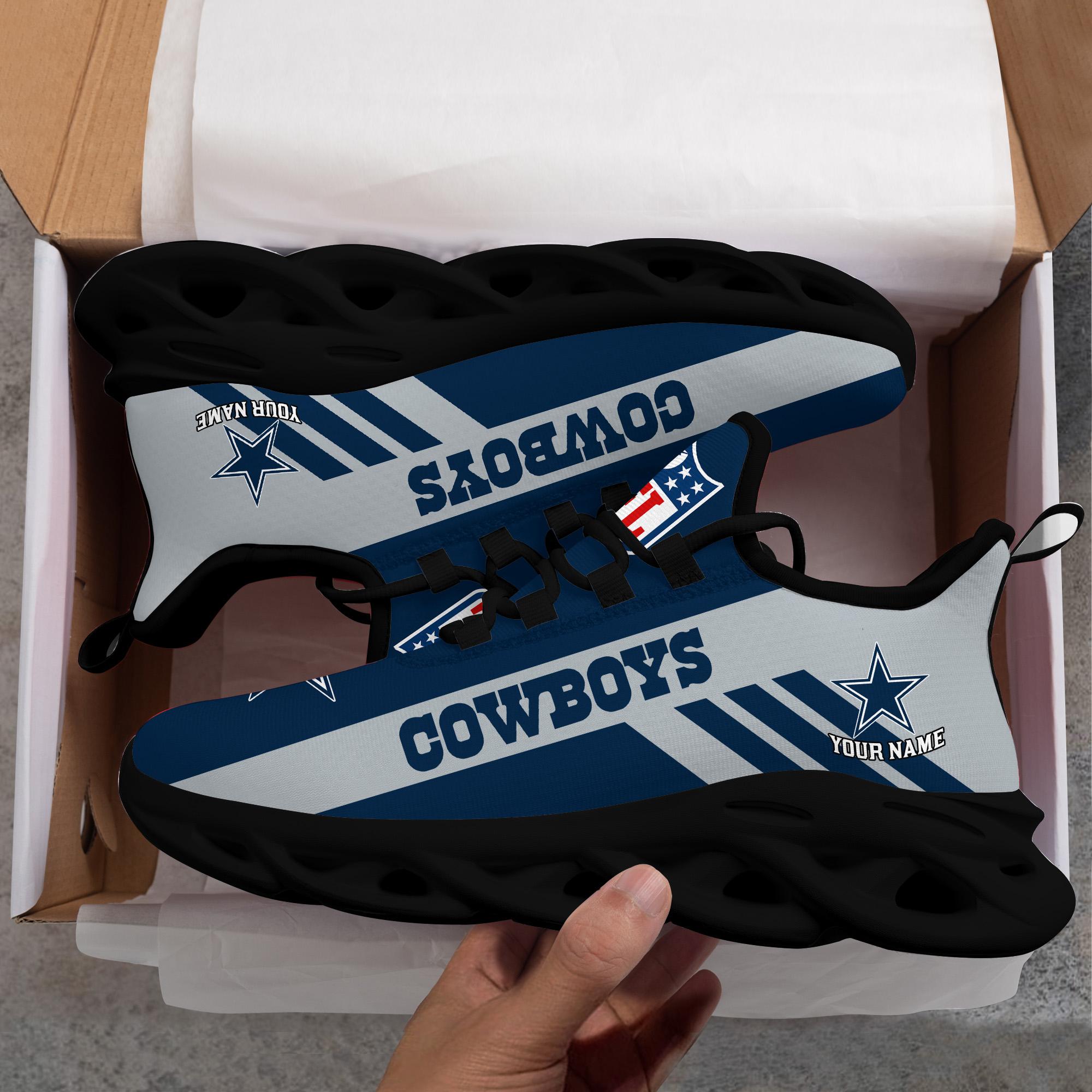 Ideafootwear Dallas Cowboys Max Soul Shoes Sneakers For Men And Women