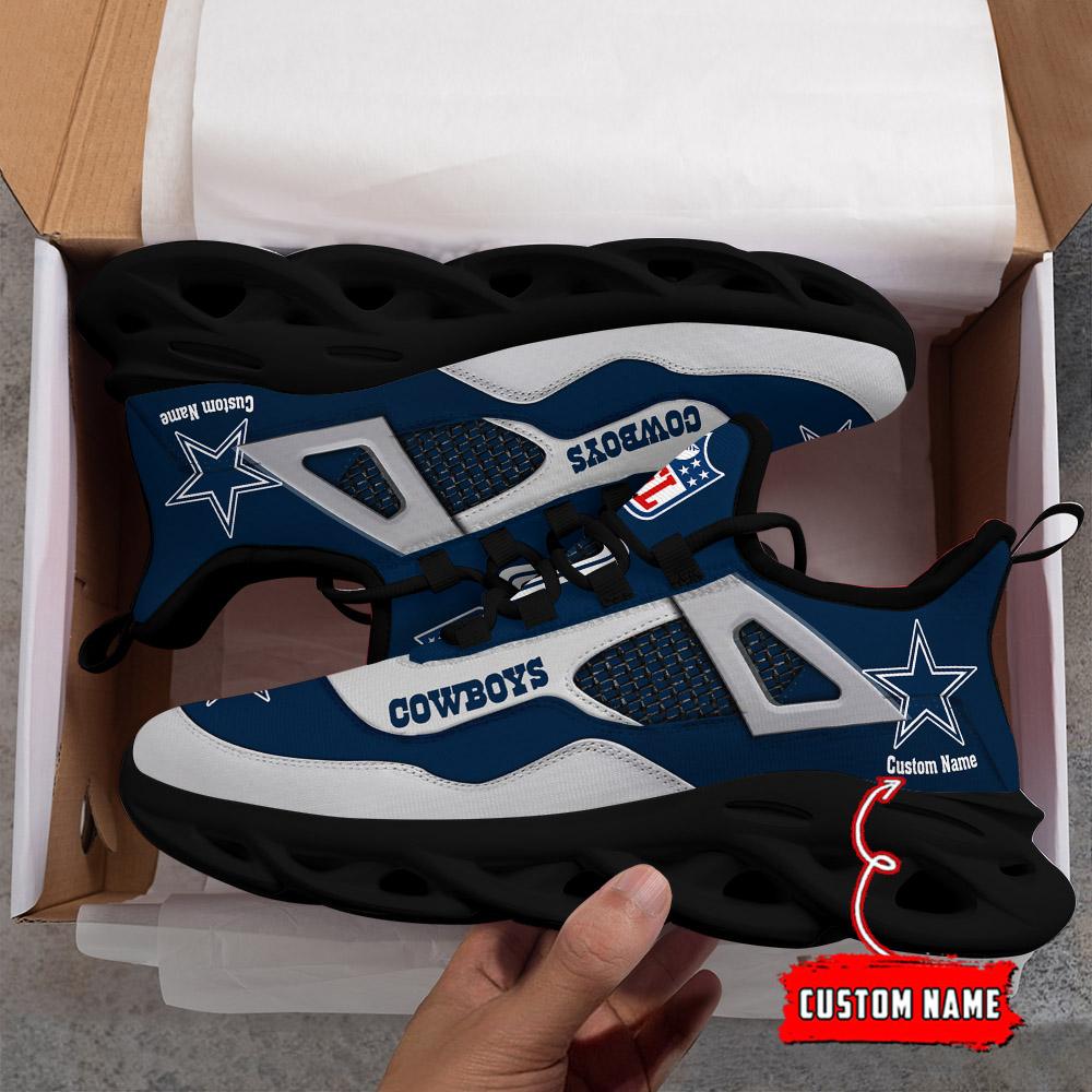 Ideafootwear Dallas Cowboys Max Soul Shoes Sneakers For Men And Women