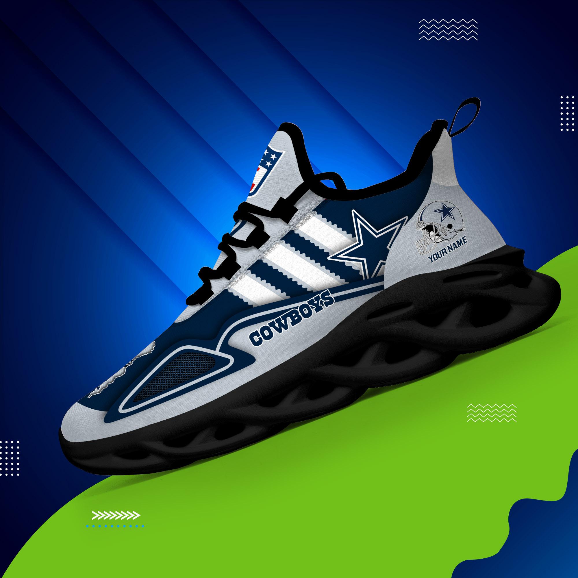 Ideafootwear Dallas Cowboys Max Soul Shoes Sneakers For Men And Women