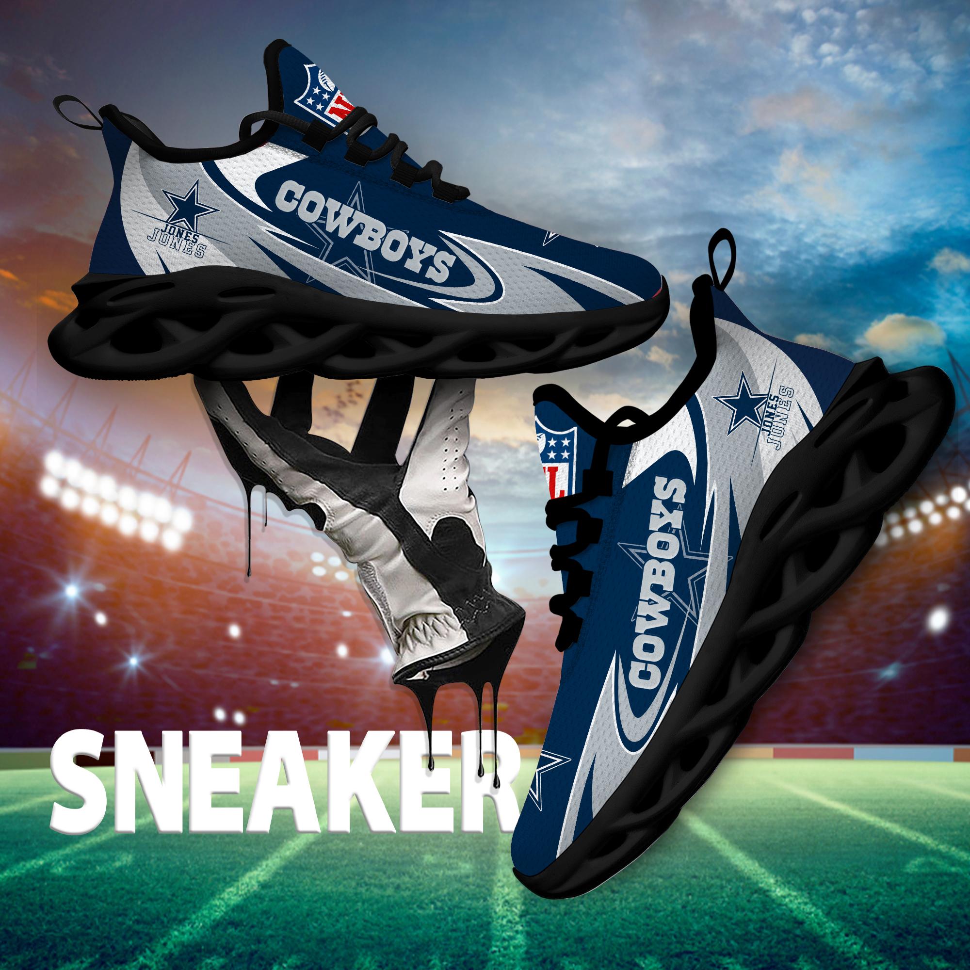 Ideafootwear Dallas Cowboys Max Soul Shoes Sneakers For Men And Women