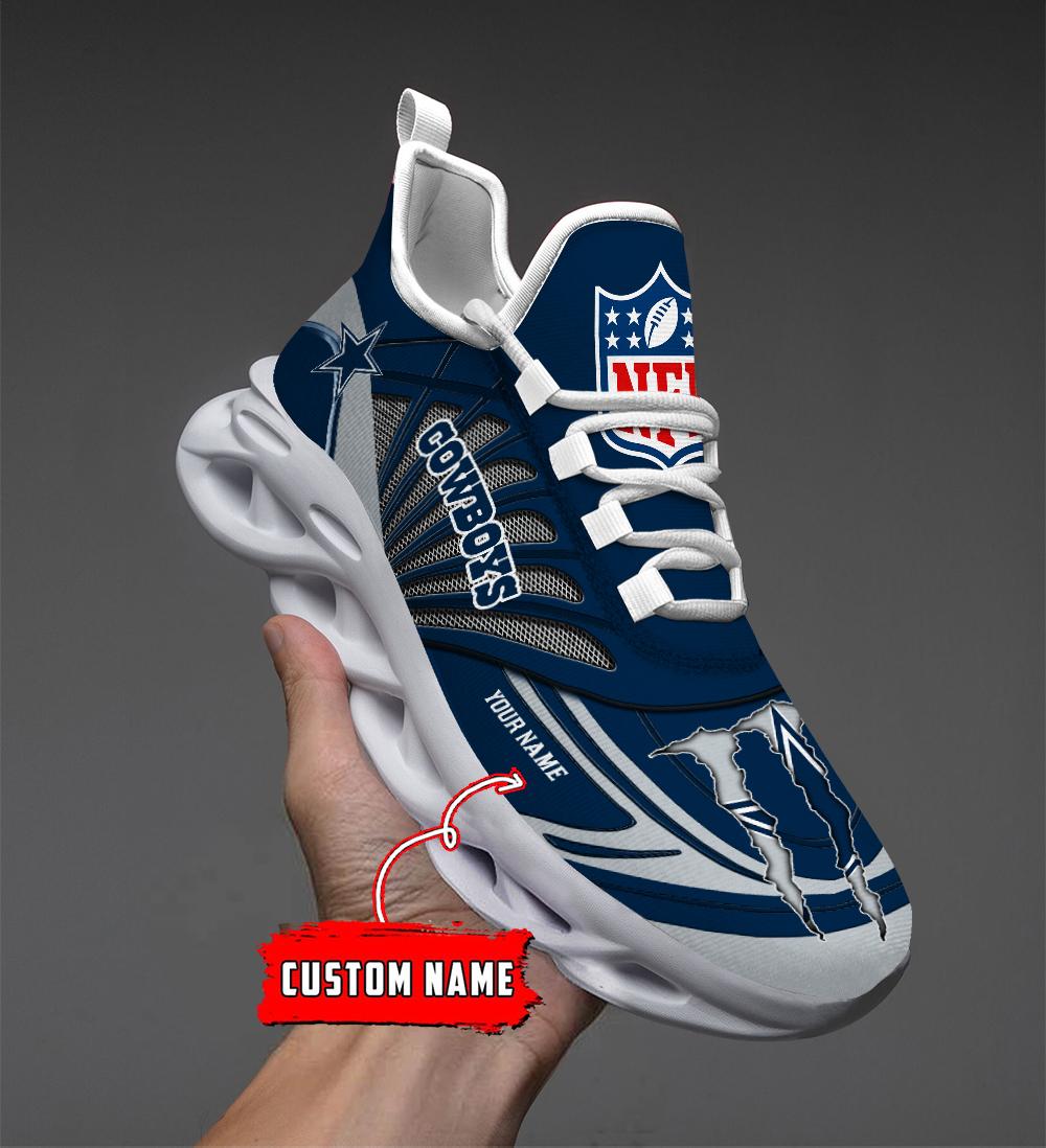Ideafootwear Dallas Cowboys Max Soul Shoes Sneakers For Men And Women