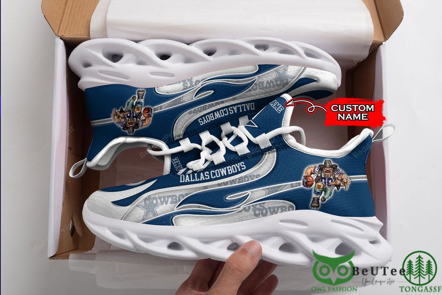 Ideafootwear Dallas Cowboys Max Soul Shoes Sneakers For Men And Women