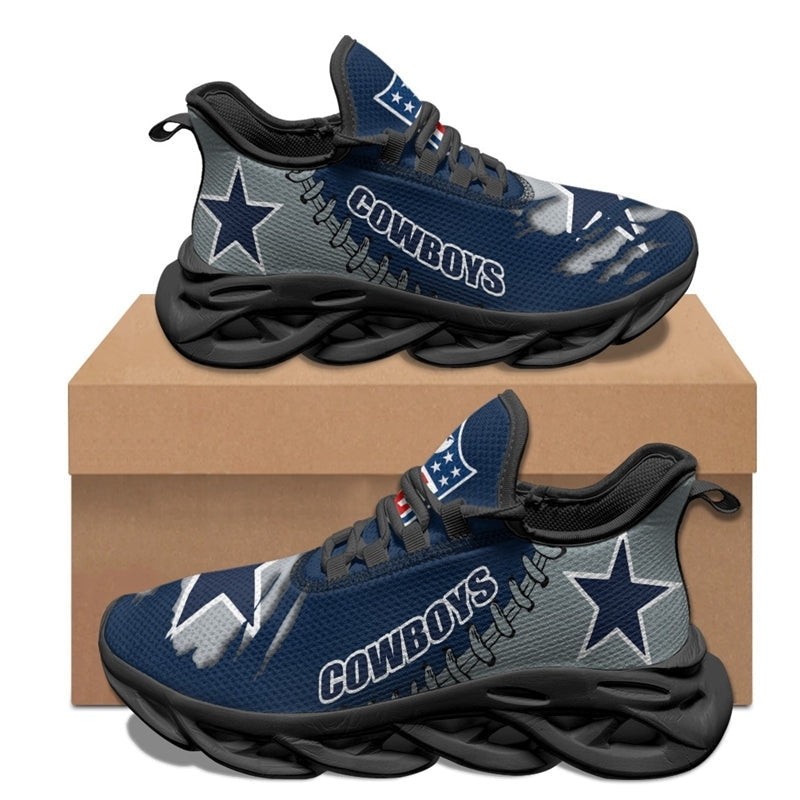 Ideafootwear Dallas Cowboys Max Soul Shoes Sneakers For Men And Women
