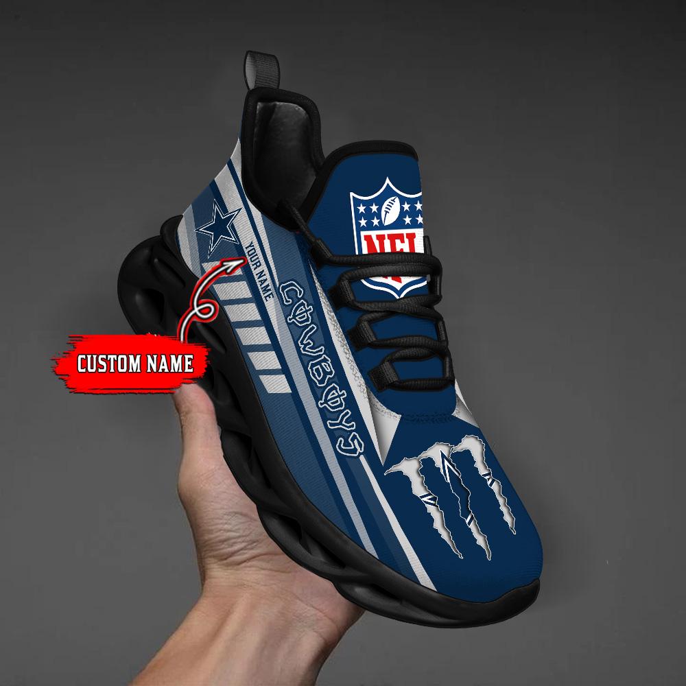 Ideafootwear Dallas Cowboys Max Soul Shoes Sneakers For Men And Women