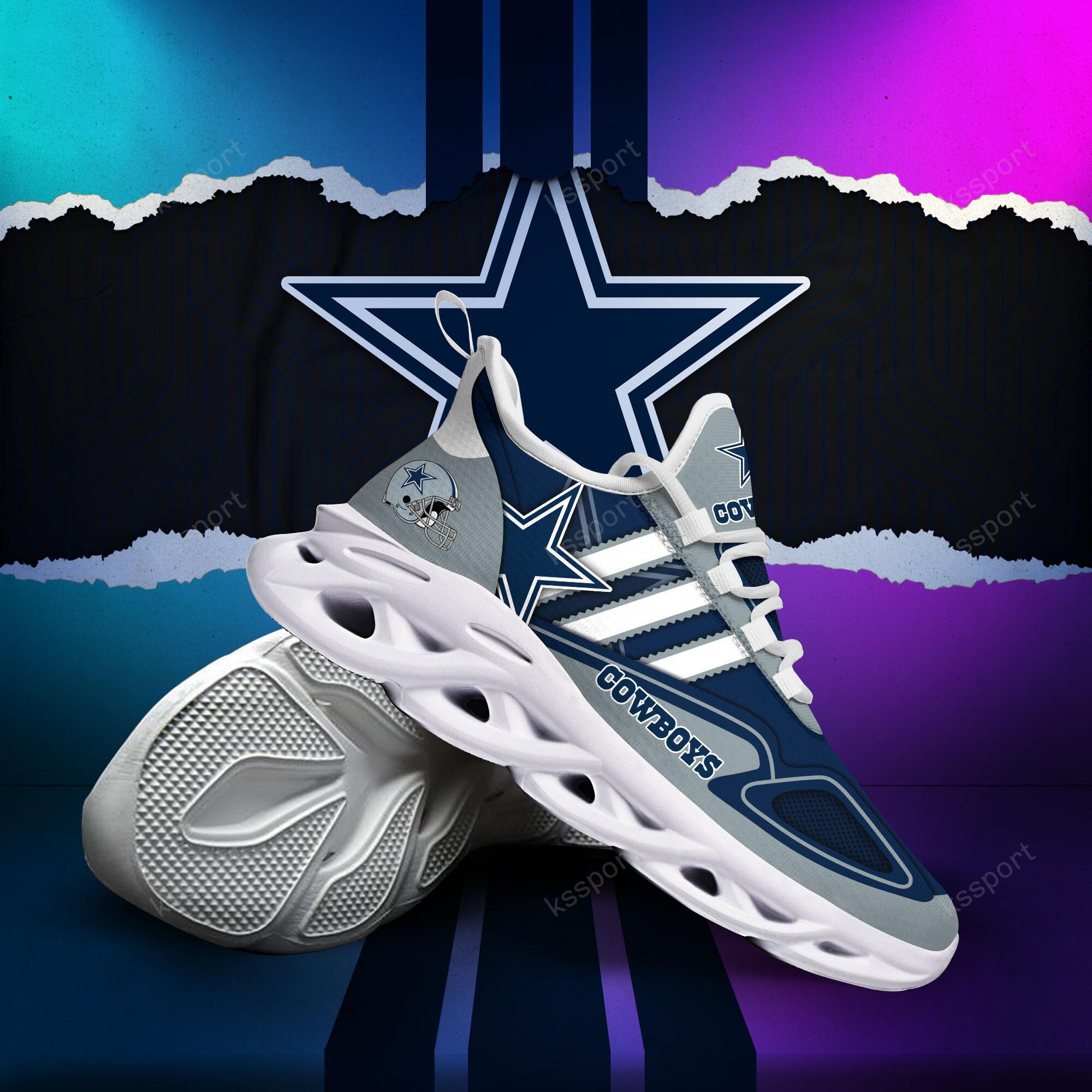 Ideafootwear Dallas Cowboys Max Soul Shoes Sneakers For Men And Women