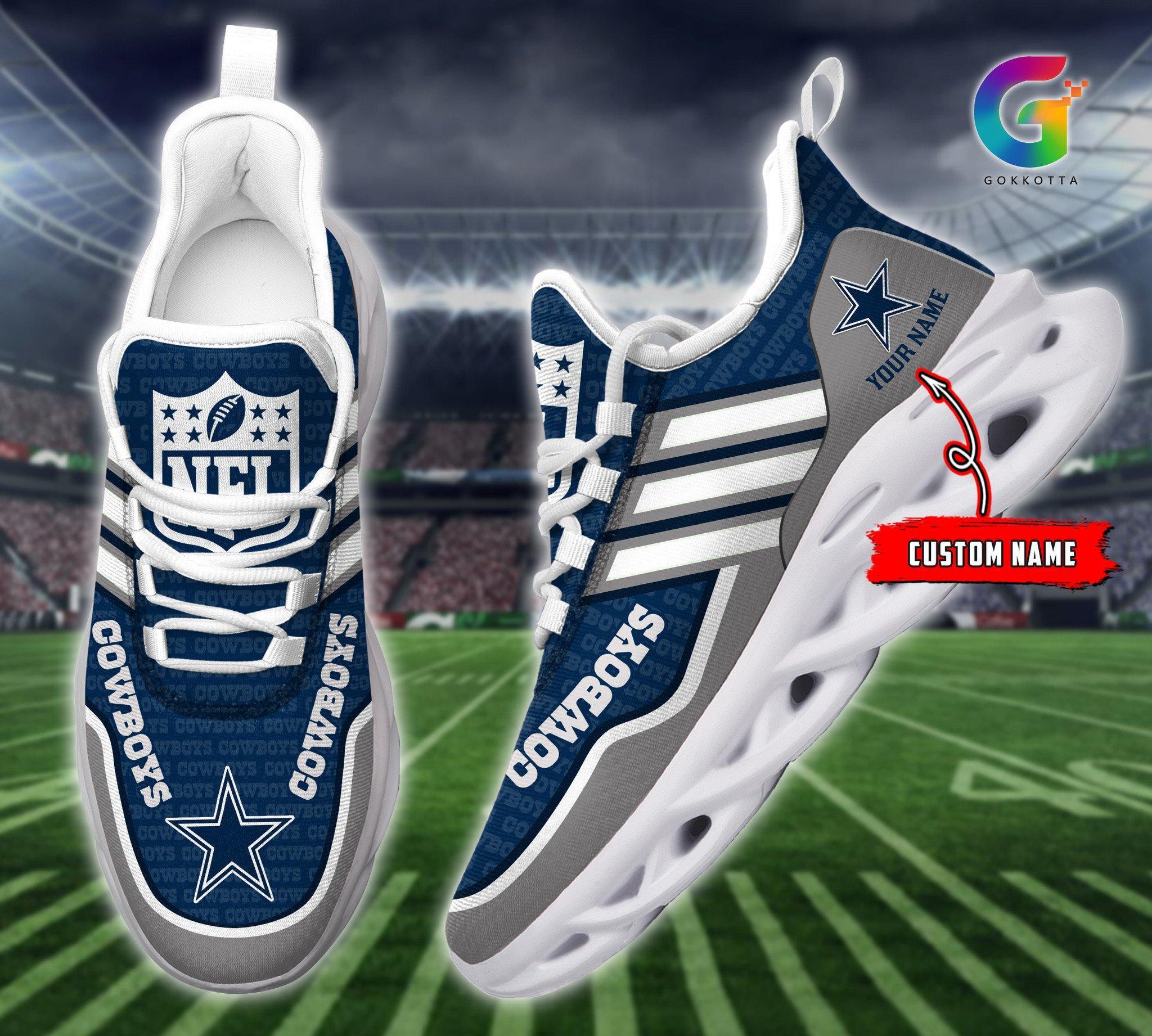 Ideafootwear Dallas Cowboys Max Soul Shoes Sneakers For Men And Women