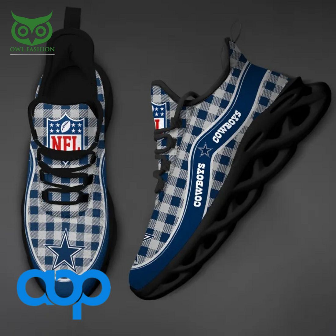 Ideafootwear Dallas Cowboys Max Soul Shoes Sneakers For Men And Women