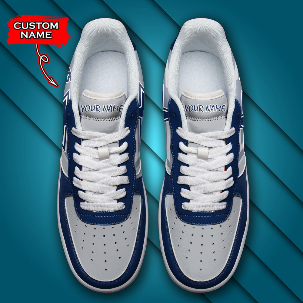 Ideafootwear Dallas Cowboys NFL Air Low-Top Sneakers Shoes For Men And Women