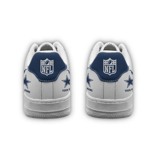 Ideafootwear Dallas Cowboys NFL Air Low-Top Sneakers Shoes For Men And Women