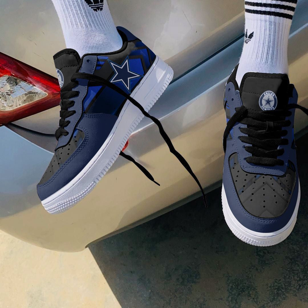 Ideafootwear Dallas Cowboys NFL Air Low-Top Sneakers Shoes For Men And Women