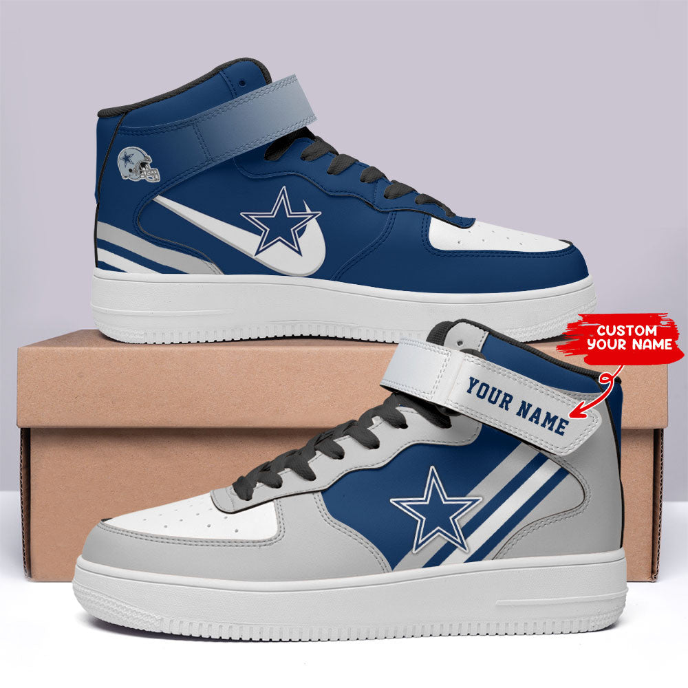 Ideafootwear Dallas Cowboys NFL Air Low-Top Sneakers Shoes For Men And Women
