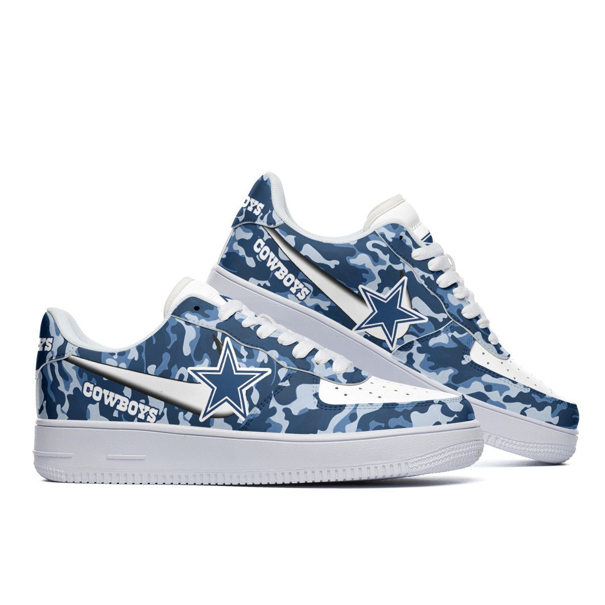 Ideafootwear Dallas Cowboys NFL Air Low-Top Sneakers Shoes For Men And Women
