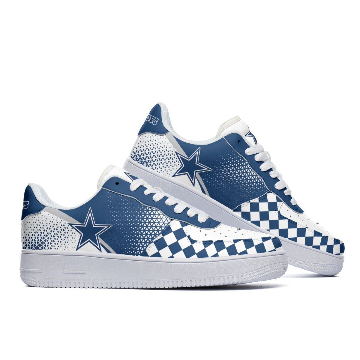 Ideafootwear Dallas Cowboys NFL Air Low-Top Sneakers Shoes For Men And Women