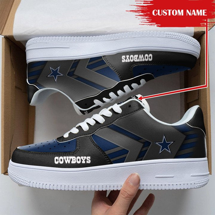 Ideafootwear Dallas Cowboys NFL Air Low-Top Sneakers Shoes For Men And Women