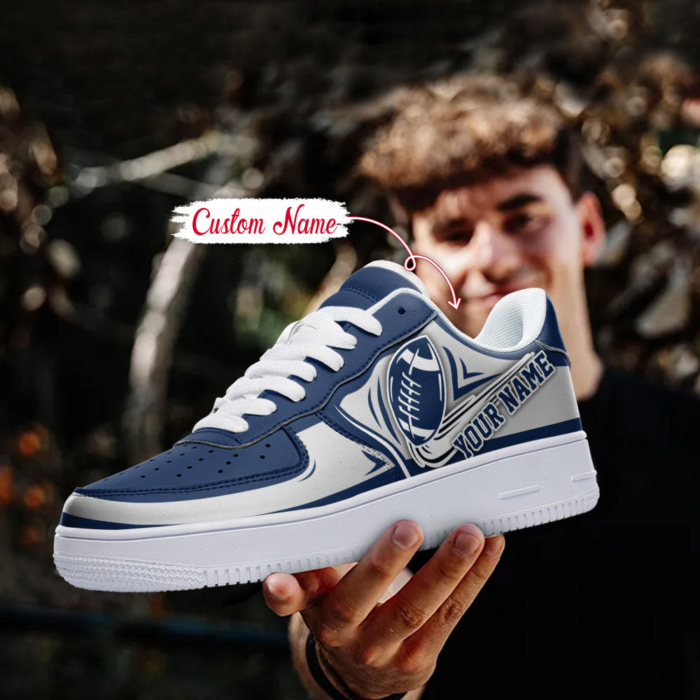 Ideafootwear Dallas Cowboys NFL Air Low-Top Sneakers Shoes For Men And Women