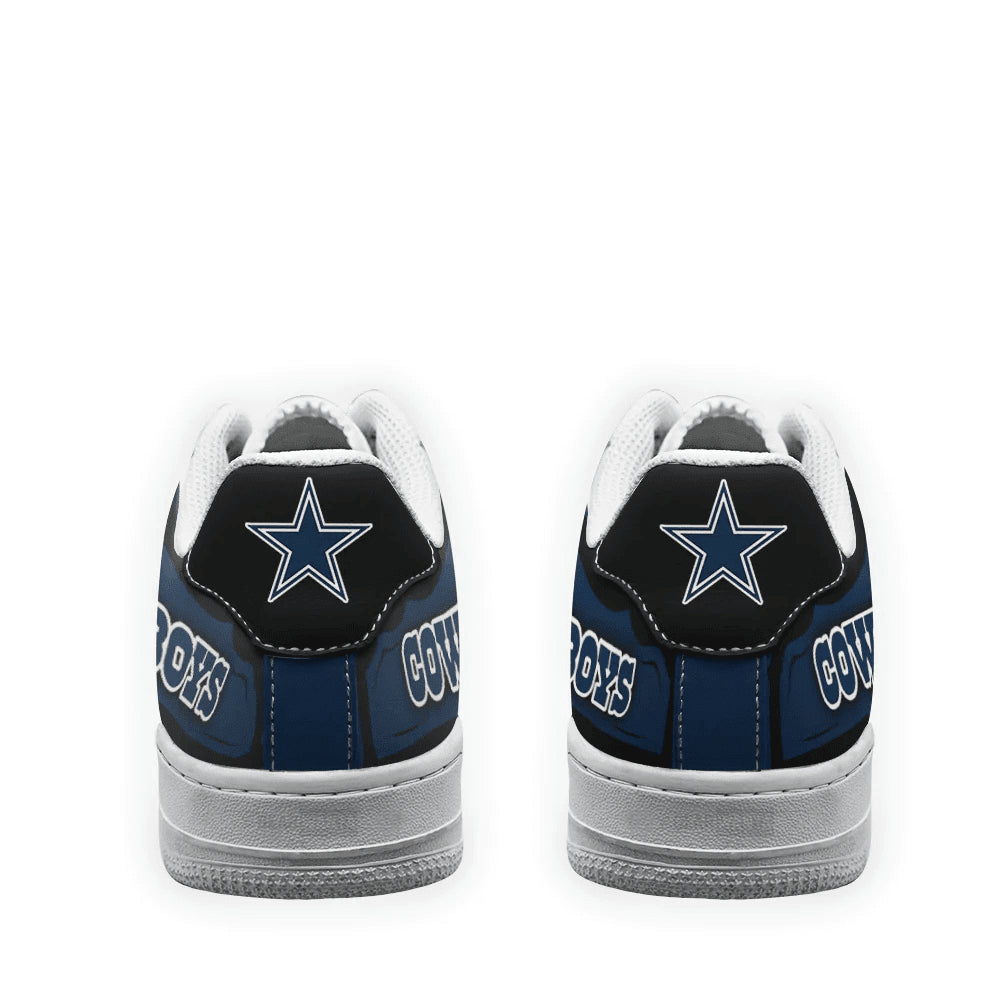 Ideafootwear Dallas Cowboys NFL Air Low-Top Sneakers Shoes For Men And Women