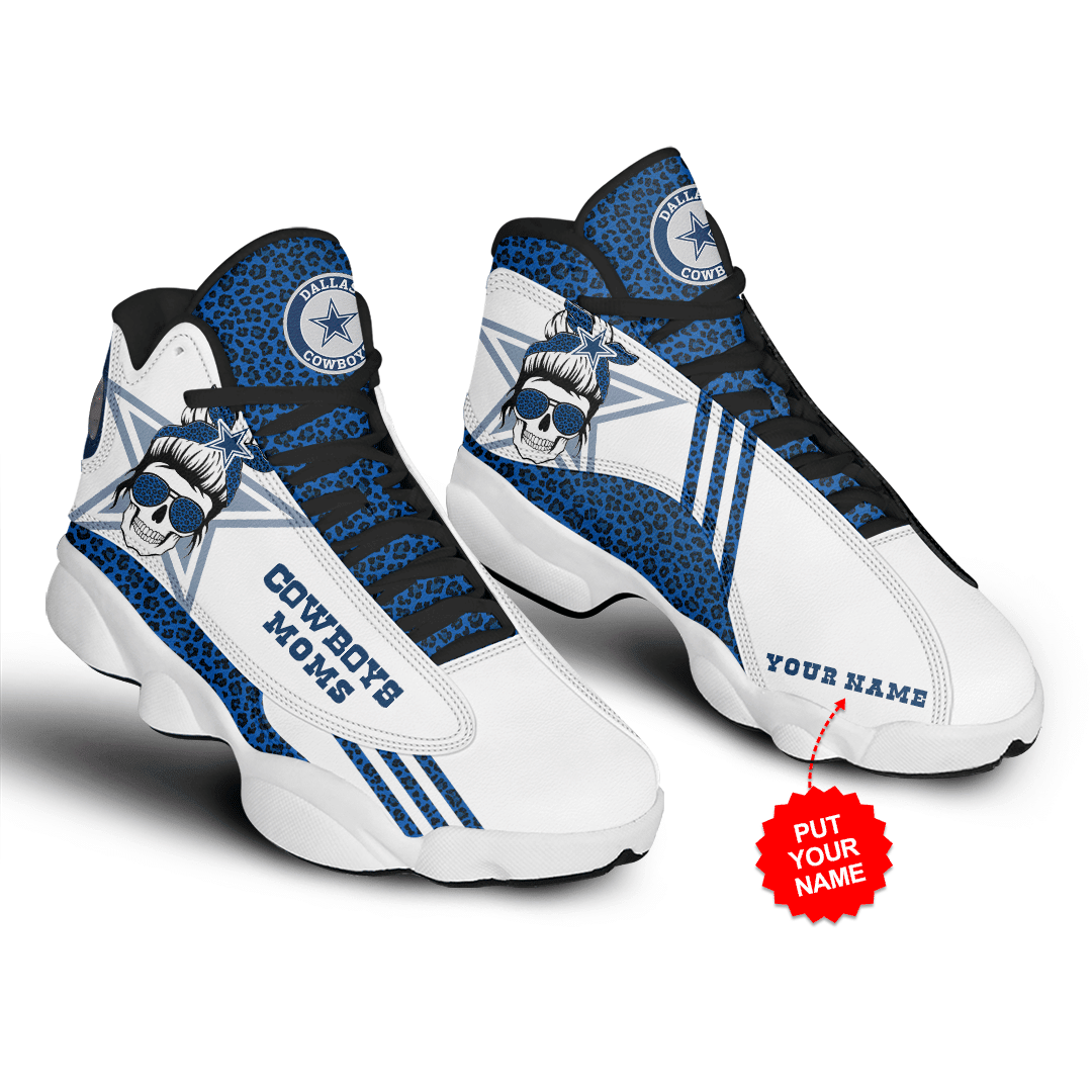Ideafootwear Dallas Cowboys NFL AJ13 Sneakers Shoes For Men And Women