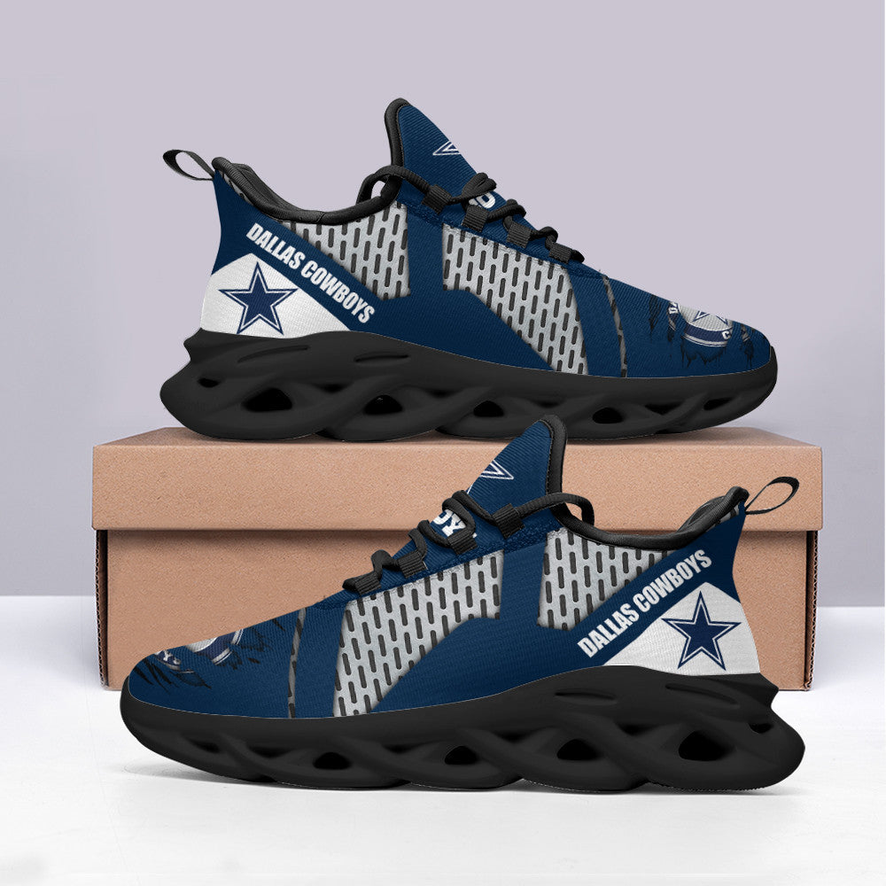 Ideafootwear Dallas Cowboys NFL Max Soul Shoes Sneakers For Men And Women