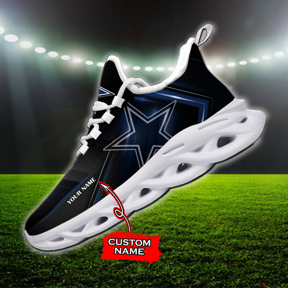 Ideafootwear Dallas Cowboys NFL Max Soul Shoes Sneakers For Men And Women