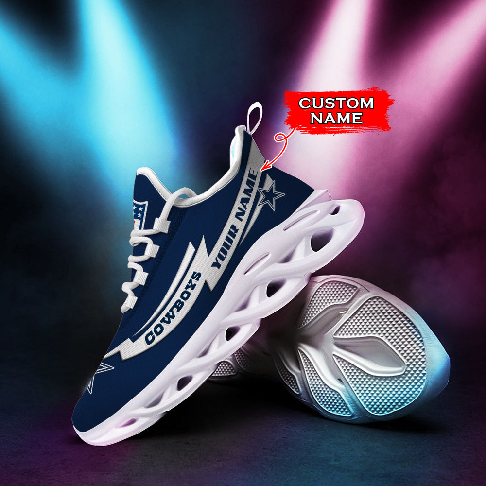 Ideafootwear Dallas Cowboys NFL Max Soul Shoes Sneakers For Men And Women