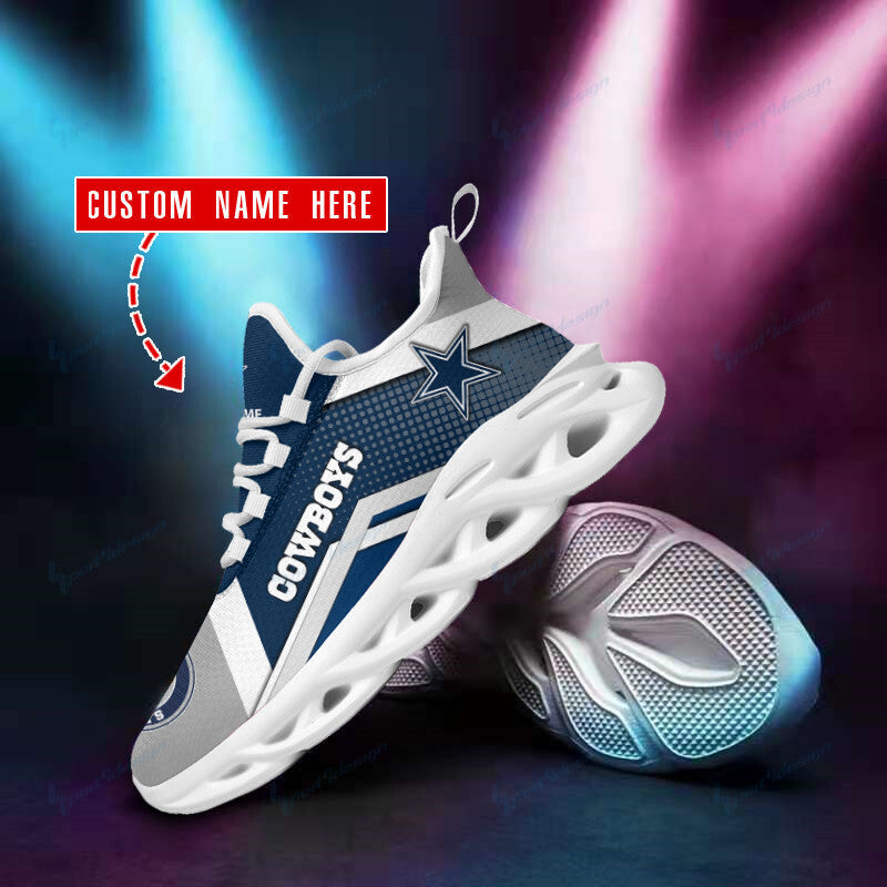 Ideafootwear Dallas Cowboys NFL Max Soul Shoes Sneakers For Men And Women