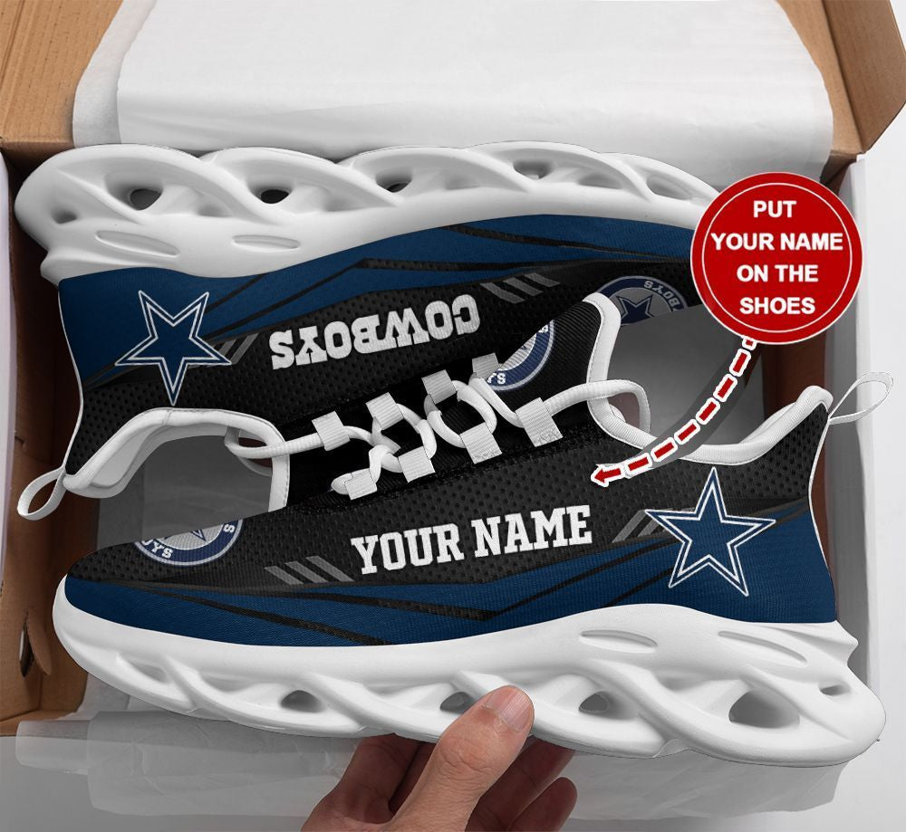 Ideafootwear Dallas Cowboys NFL Max Soul Shoes Sneakers For Men And Women