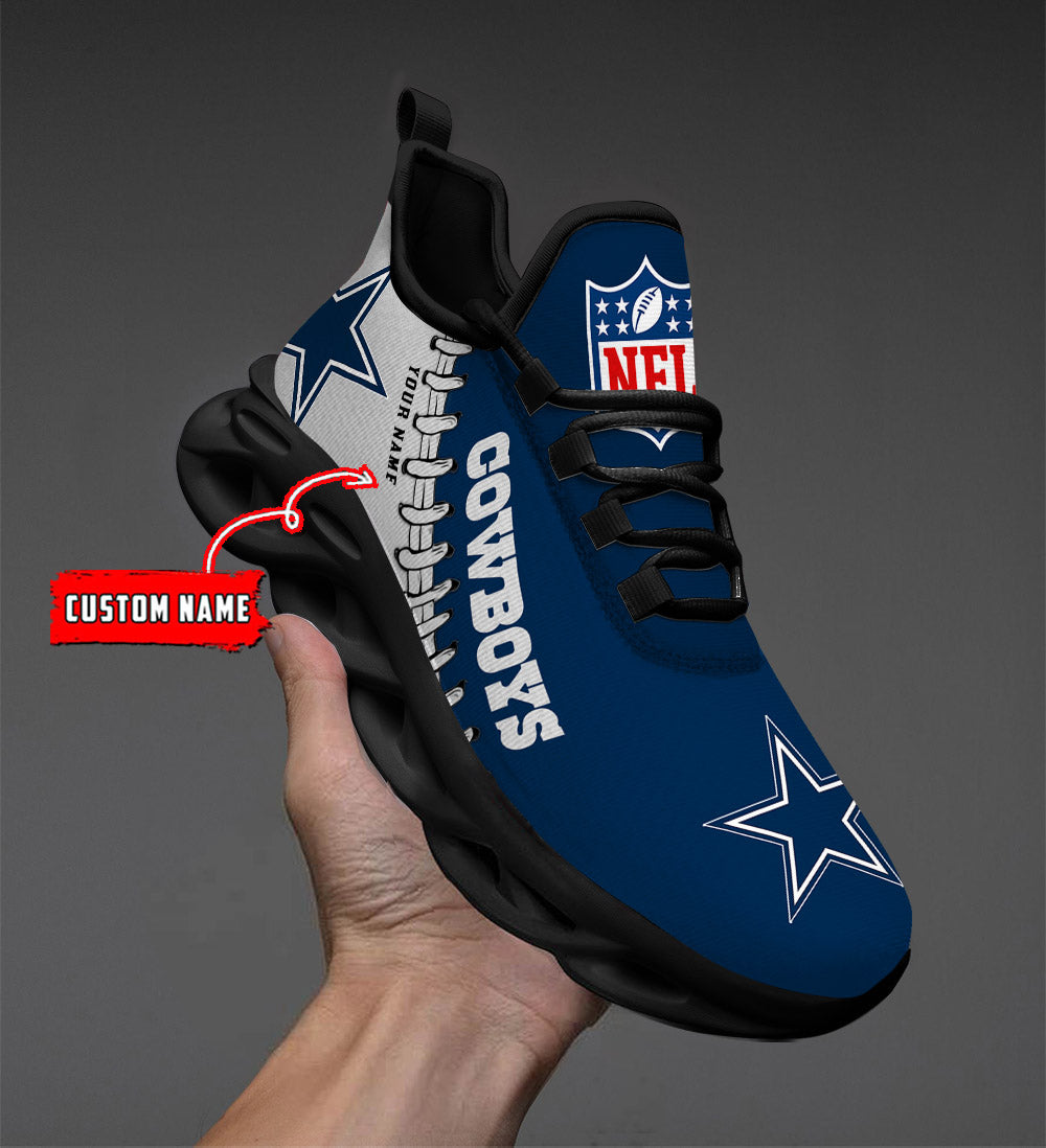 Ideafootwear Dallas Cowboys NFL Max Soul Shoes Sneakers For Men And Women