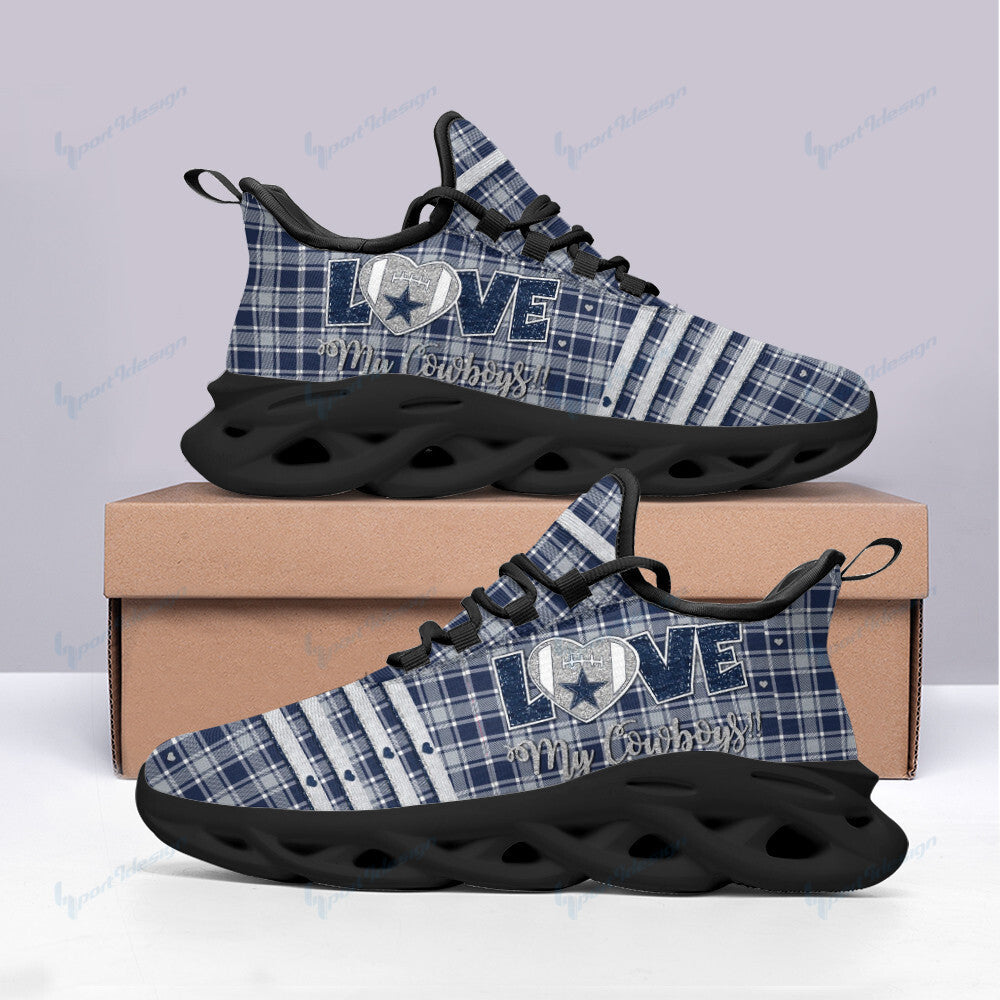 Ideafootwear Dallas Cowboys NFL Max Soul Shoes Sneakers For Men And Women