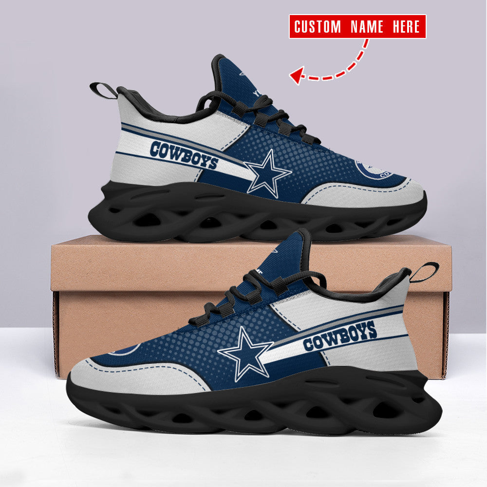 Ideafootwear Dallas Cowboys NFL Max Soul Shoes Sneakers For Men And Women