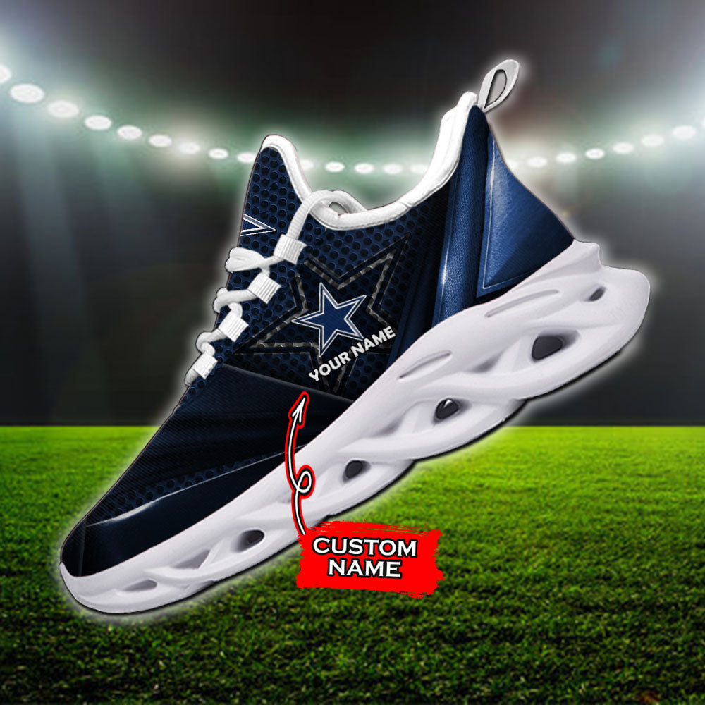 Ideafootwear Dallas Cowboys NFL Max Soul Shoes Sneakers For Men And Women