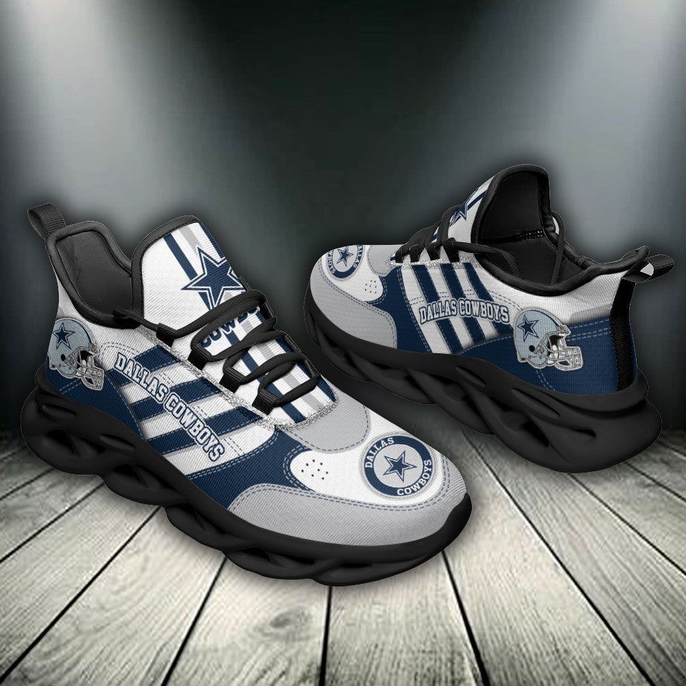 Ideafootwear Dallas Cowboys NFL Max Soul Shoes Sneakers For Men And Women
