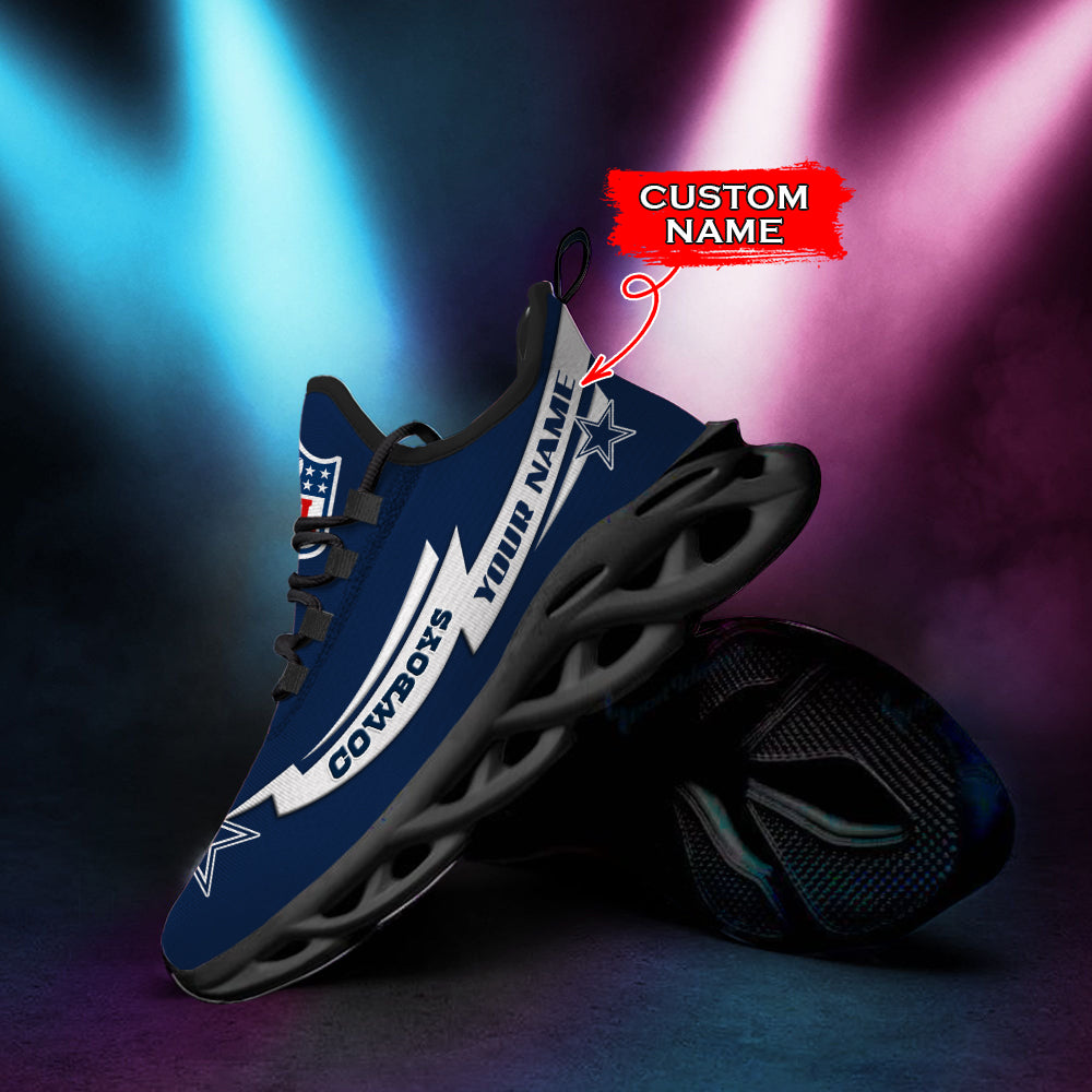 Ideafootwear Dallas Cowboys NFL Max Soul Shoes Sneakers For Men And Women