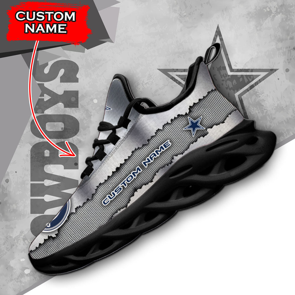 Ideafootwear Dallas Cowboys NFL Max Soul Shoes Sneakers For Men And Women