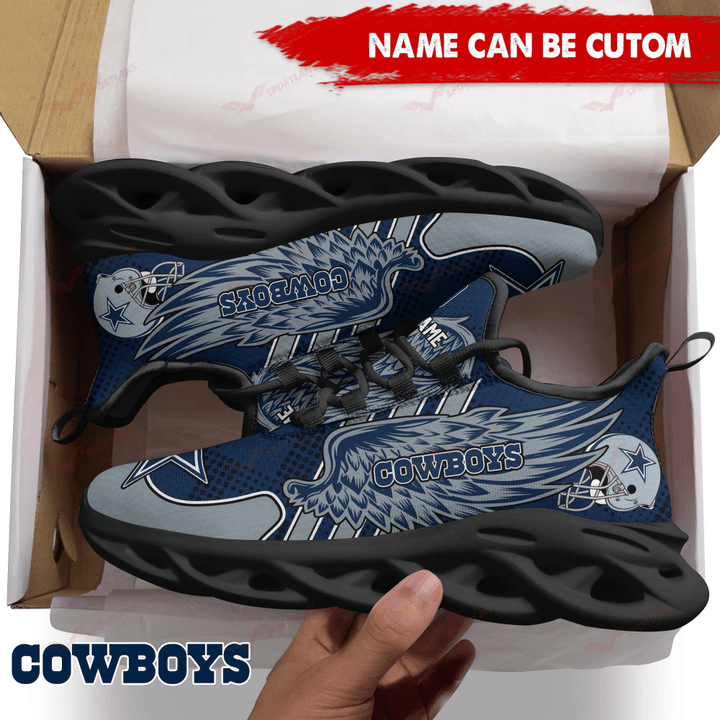 Ideafootwear Dallas Cowboys NFL Max Soul Shoes Sneakers For Men And Women