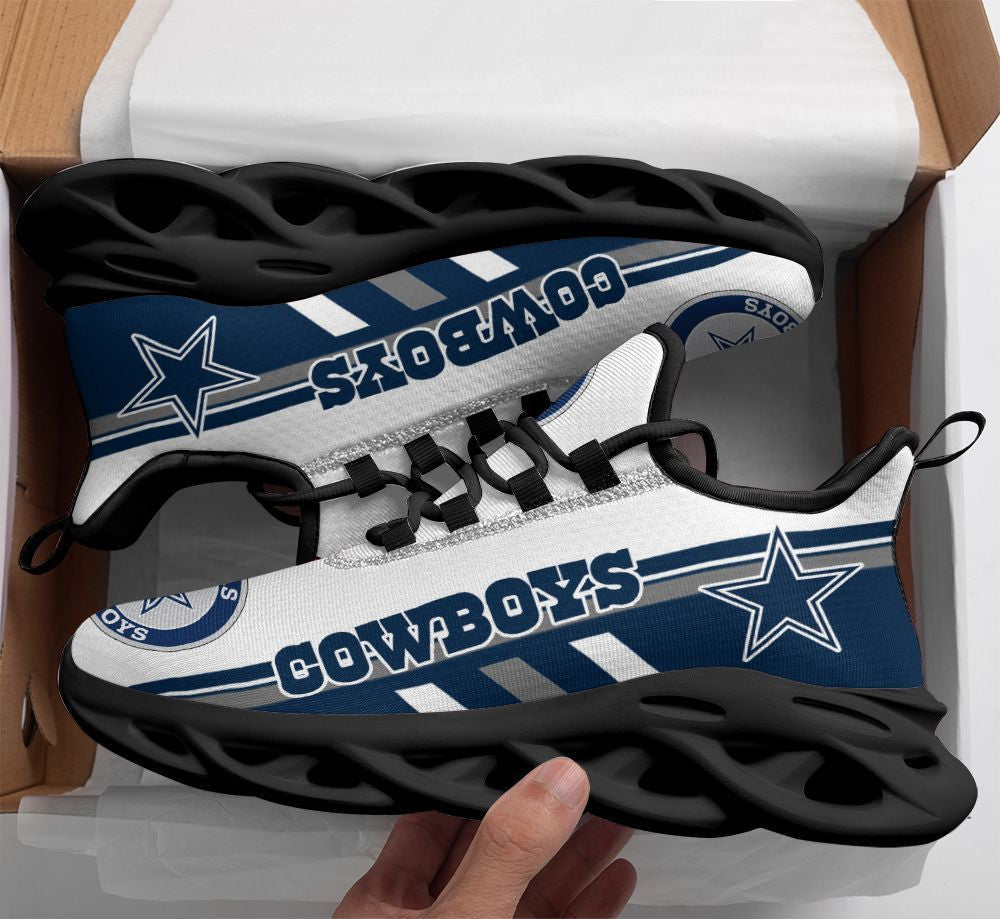 Ideafootwear Dallas Cowboys NFL Max Soul Shoes Sneakers For Men And Women