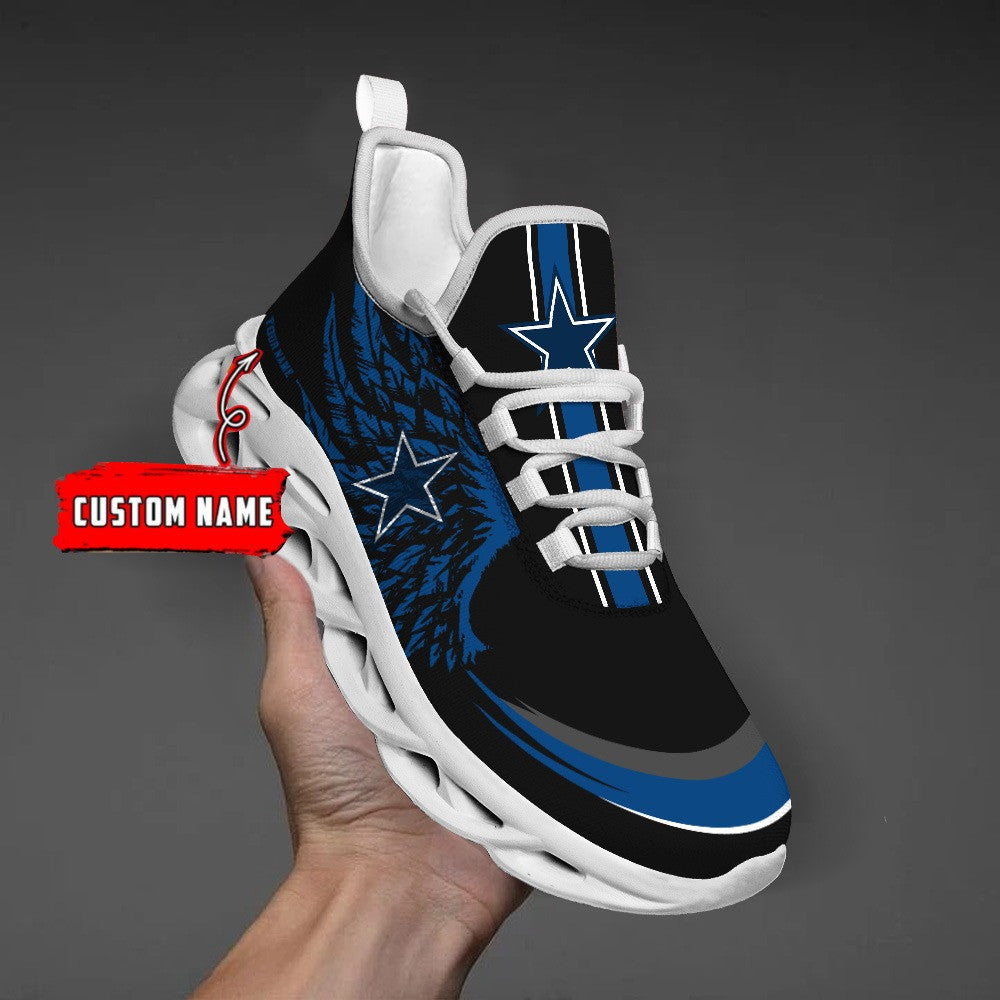 Ideafootwear Dallas Cowboys NFL Max Soul Shoes Sneakers For Men And Women